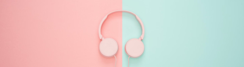 HeadphonesPinkBlue